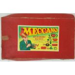 Meccano Accessory Outfit No. 4a with Instruction Book. 1945 to 1957. Wired into Original Box