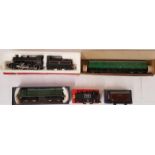 Collection of 5 Hornby OO Gauge Locomotives (2) and Coaches (3) - all boxed