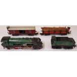 British Locomotive and 3 Carriages (4)