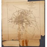 Map of the City of Dublin and the Township of Rathmines, 1864. Showing existing Railways and the