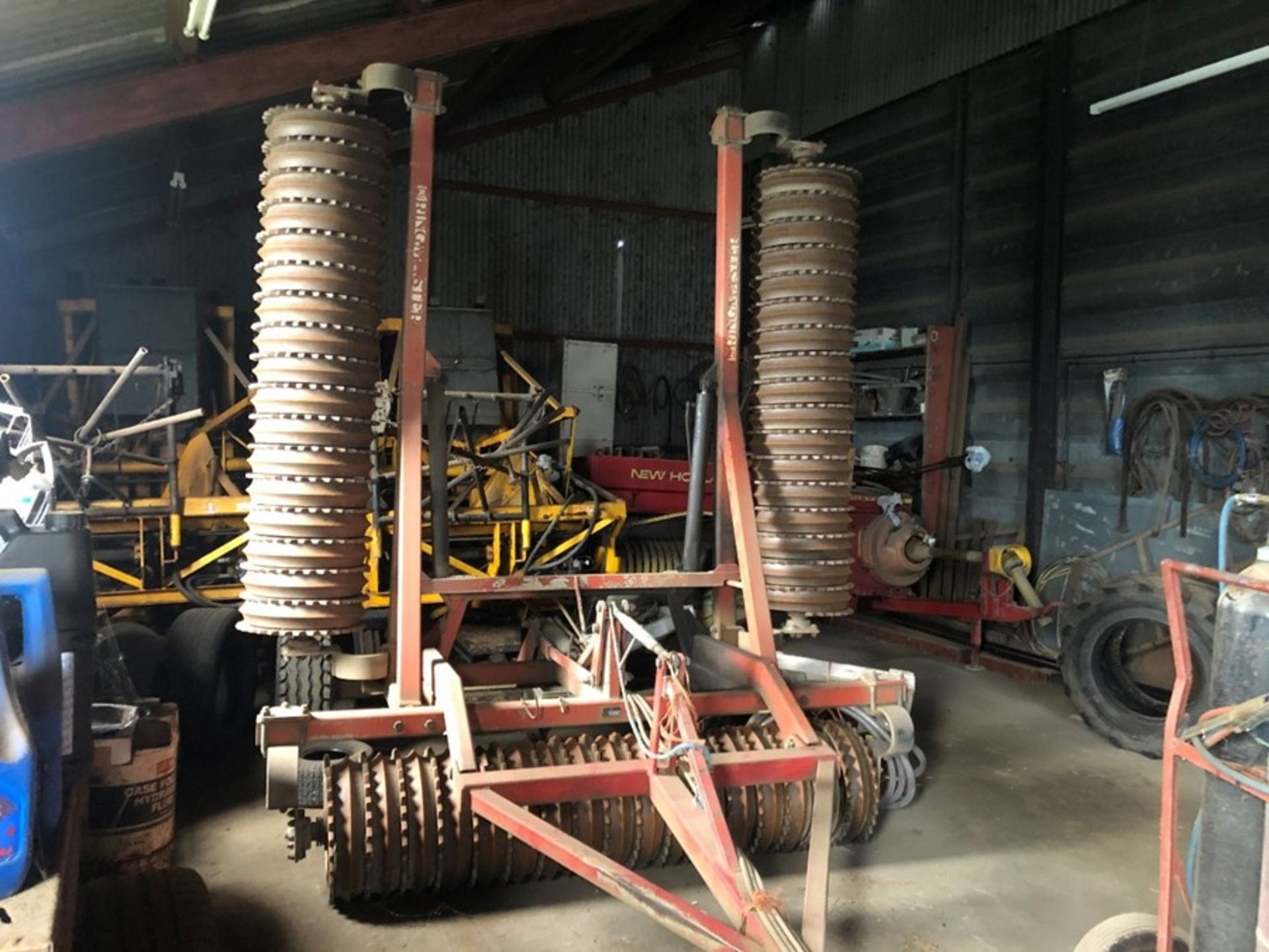 Lely Ringmaster 6m hydraulic folding rolls with breaker rings, serial no: RR54040, manual in office