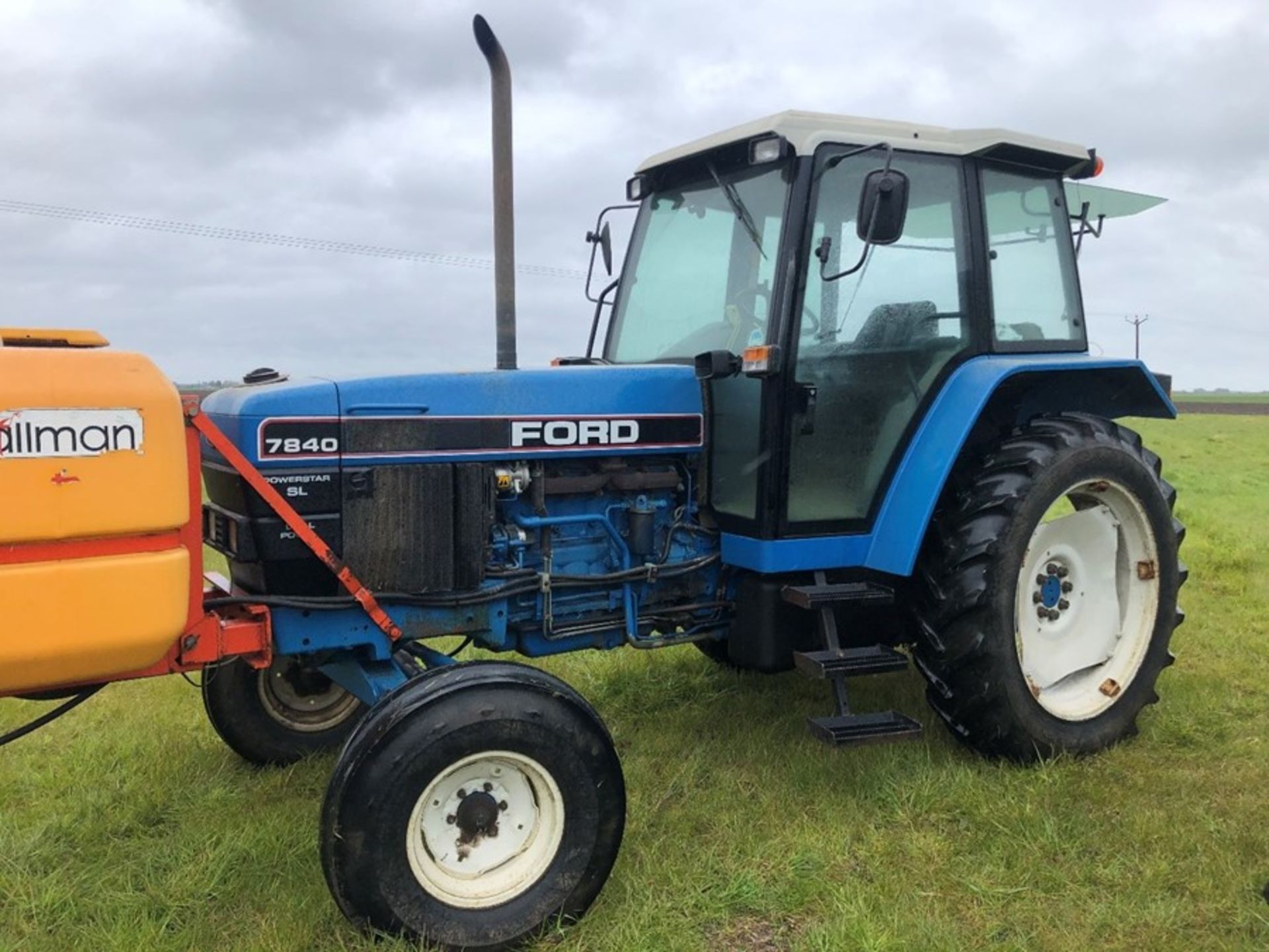 (94) Ford 7840 Powerstar SL 2wd tractor, 4,551 hours, dual power. air con, Reg L56 UVL, Rear 13.6 - Image 5 of 11