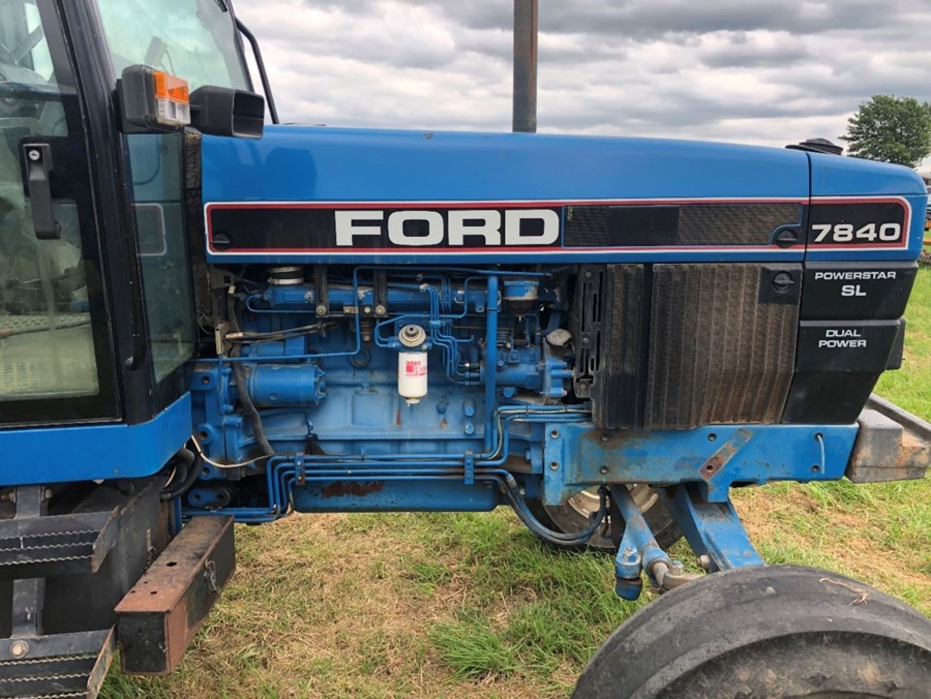 (94) Ford 7840 Powerstar SL 2wd tractor, 4,551 hours, dual power. air con, Reg L56 UVL, Rear 13.6 - Image 2 of 11