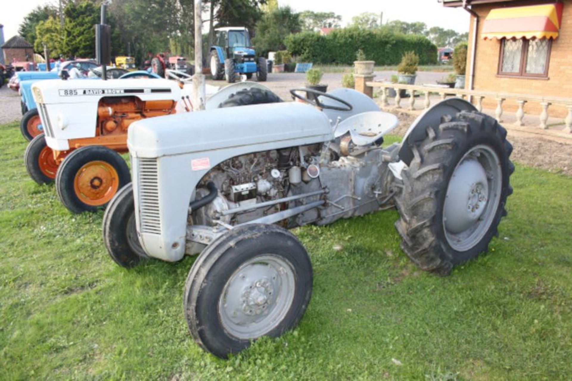 Massey-Harris-Ferguson TEF diesel with T bar pick-up hitch, SN TEF473527, 11.2-28 rear tyres, 6.00-