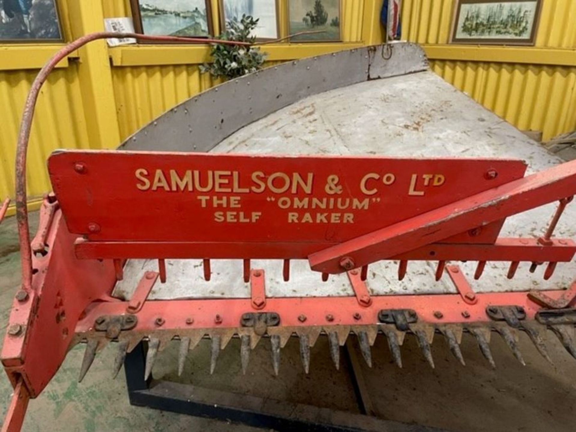 Samuelson & Co Ltd, Banbury sail reaper in working condition - Image 3 of 4