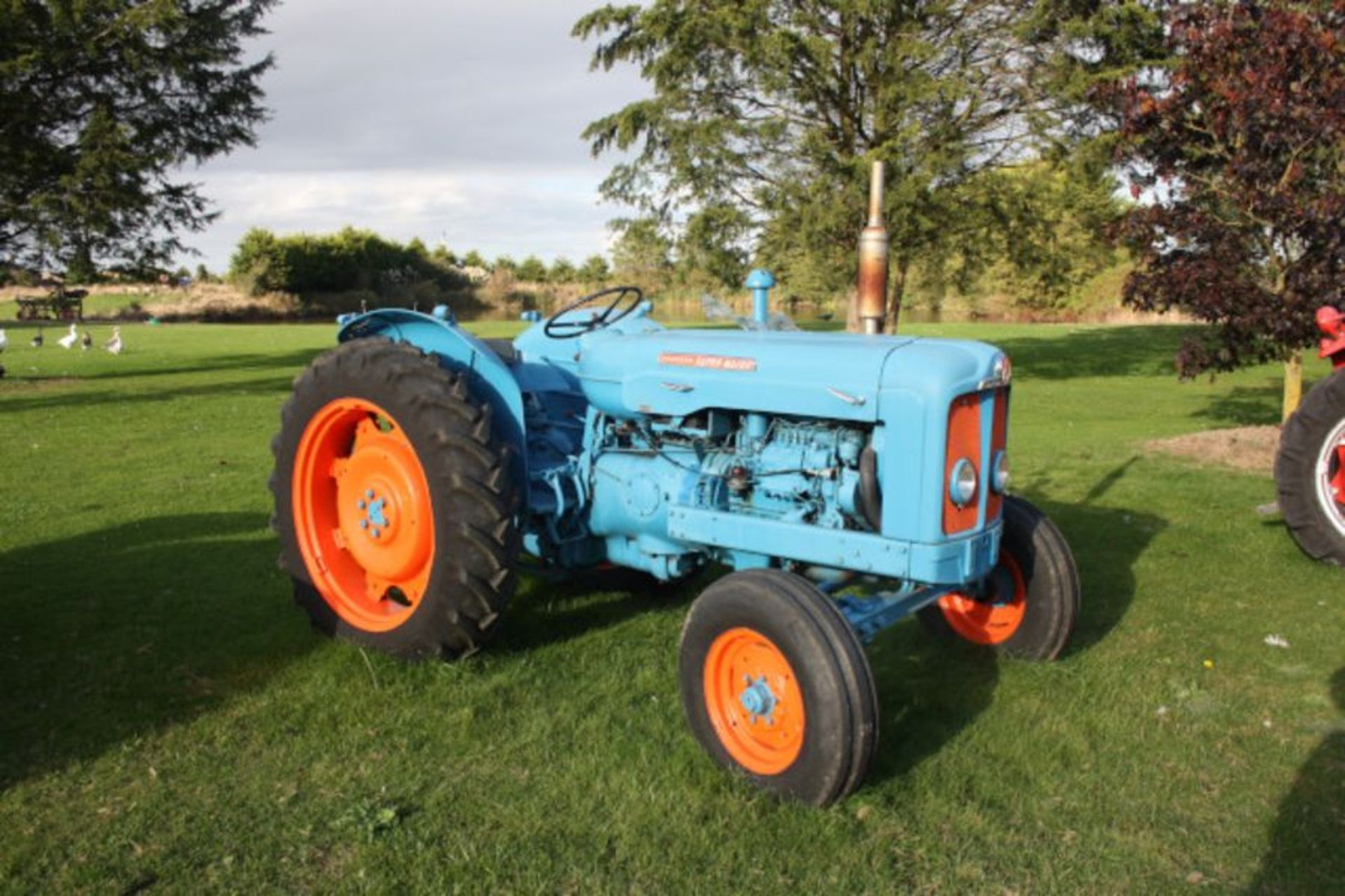 Fordson Super Major, Blue & Orange, supplied by MG Mitchell Rowlands, new clock. 12.4-36R rear - Image 2 of 5