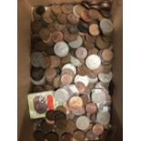 LARGE QTY OF UK COPPER & NICKEL COINAGE