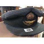 RAF FLYING CAP RETAILED BY MOSS BROS COVENT GARDEN LONDON