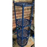 PAINTED 4 TIER METAL PLANT STAND