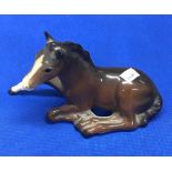 BESWICK FIGURE OF A FOAL LYING DOWN