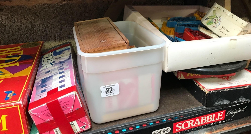 SHELF OF ASSORTED GAMES INCL; SCRABBLE, MONOPOLY ETC - Image 2 of 2