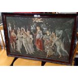 A FRAMED PRINT BY MEDICI BOTTICELLI PRINT 1913