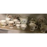 SHELF OF ROYAL DOULTON BRAMBLY HEDGE CHINAWARE, ROYAL DOULTON SPRING CHINAWARE ETC