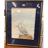 F/G PICTURE OF A SNOW OWL BY ROY APLIN