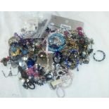 2 BOXES OF COSTUME JEWELLERY