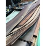 LARGE QTY OF WOODEN VENEERS