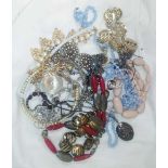 BAG OF COSTUME JEWELLERY