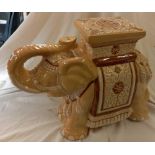 ORIENTAL CHINA ELEPHANT DOOR STOP