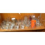 QTY OF GLASSWARE, CHINAWARE & A FOOD MIXER