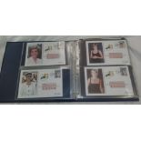 3 PRINCESS DIANA STAMP ALBUMS CONTAINING GB & WORLD FDC'S OF THE ROYAL WEDDING ANNIVERSARY OF HER