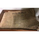 CARTON OF 'THE MAIL' NEWSPAPERS FROM 1913 ETC & VARIOUS OTHER DATES