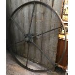 HUXTABLE WAGON WHEEL APPROX 4FT DIA A/F