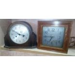 2 PERIOD MANTEL CLOCKS (NOT KNOWN IF WORKING CONDITION)