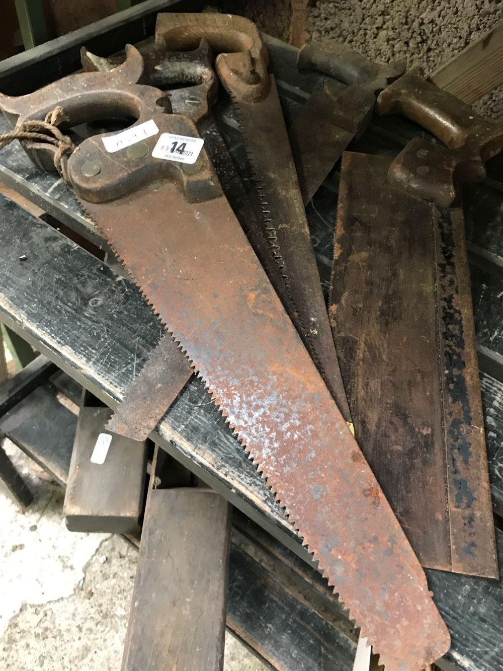 QTY OF VINTAGE SAWS
