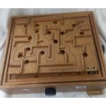 VINTAGE BRIO TABLE TOP GAME MADE IN SWEDEN - HAND MADE WOOD