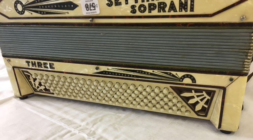 ACCORDION MADE BY SETTIMIO SOPRANI & THE NO. THREE - Image 3 of 3