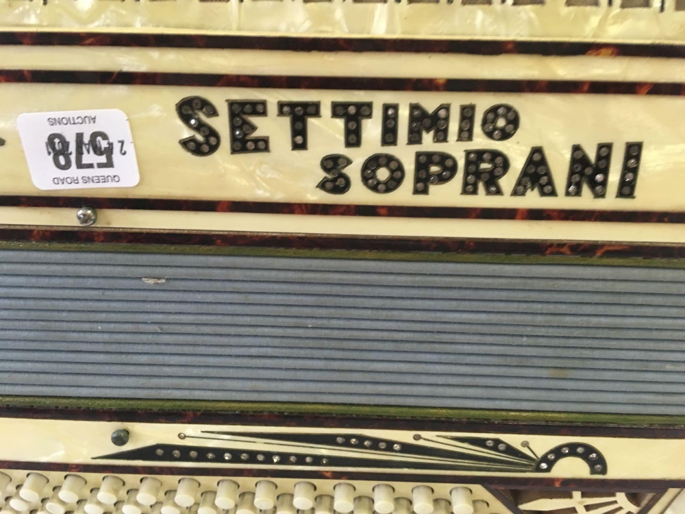 ACCORDION MADE BY SETTIMIO SOPRANI & THE NO. THREE - Image 2 of 3