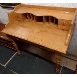 MODERN STRIPPED PINE WASH STAND WITH DRAWERS