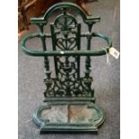 PAINTED CAST IRON STICK STAND