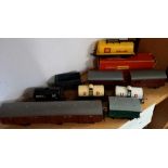 TRIANG & HORNBY MODELS INCL; HORSE BOXES, TANKERS & PARCELS VAN