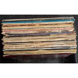 LARGE QTY OF LP'S & SINGLES INCL 1965 SINGLE BY BEATLES ''DAY TRIPPER''