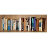 3 SHELVES OF HARDBACK & PAPERBACK BOOKS ON MANY SUBJECTS