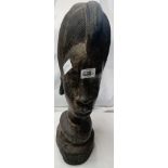 CARVED ETHNIC HEAD