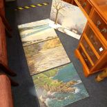 LARGE QTY OF OILS ON CANVAS & ON BOARDS