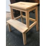 PINE FOOT STOOL