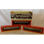 SET OF THREE NEW AND BOXED HORNBY 'OO' DEVON BELLE R4251 COACH PACK