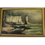 GILT FRAMED OIL PAINTING BY E.A. WELBOURN