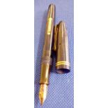 WATERMAN'S FOUNTAIN PEN 14ct GOLD KNIB