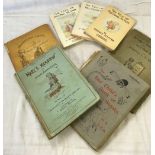 CARTON WITH QTY OF COMICS, CHILDREN'S BOOK INCL; SOME BY BEATRIX POTTER ETC