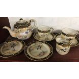 ORIENTAL TEA WARE & NORWEIGN CUPS & SAUCERS