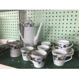 FC EMERY LANGPORT COFFEE SET & CLASSIC ROSE CHINAWARE ETC