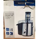 BOXED STAINLESS STEEL JUICER
