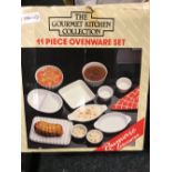 BOXED 11 PIECE OVEN WARE SET