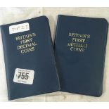 2 PROOF SETS OF BRITAIN'S FIRST DECIMAL COINS