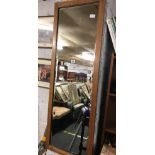 BEVELLED EDGED HALL MIRROR 49'' LONG X 17'' WIDE