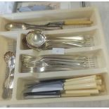 QTY OF PLATED CUTLERY